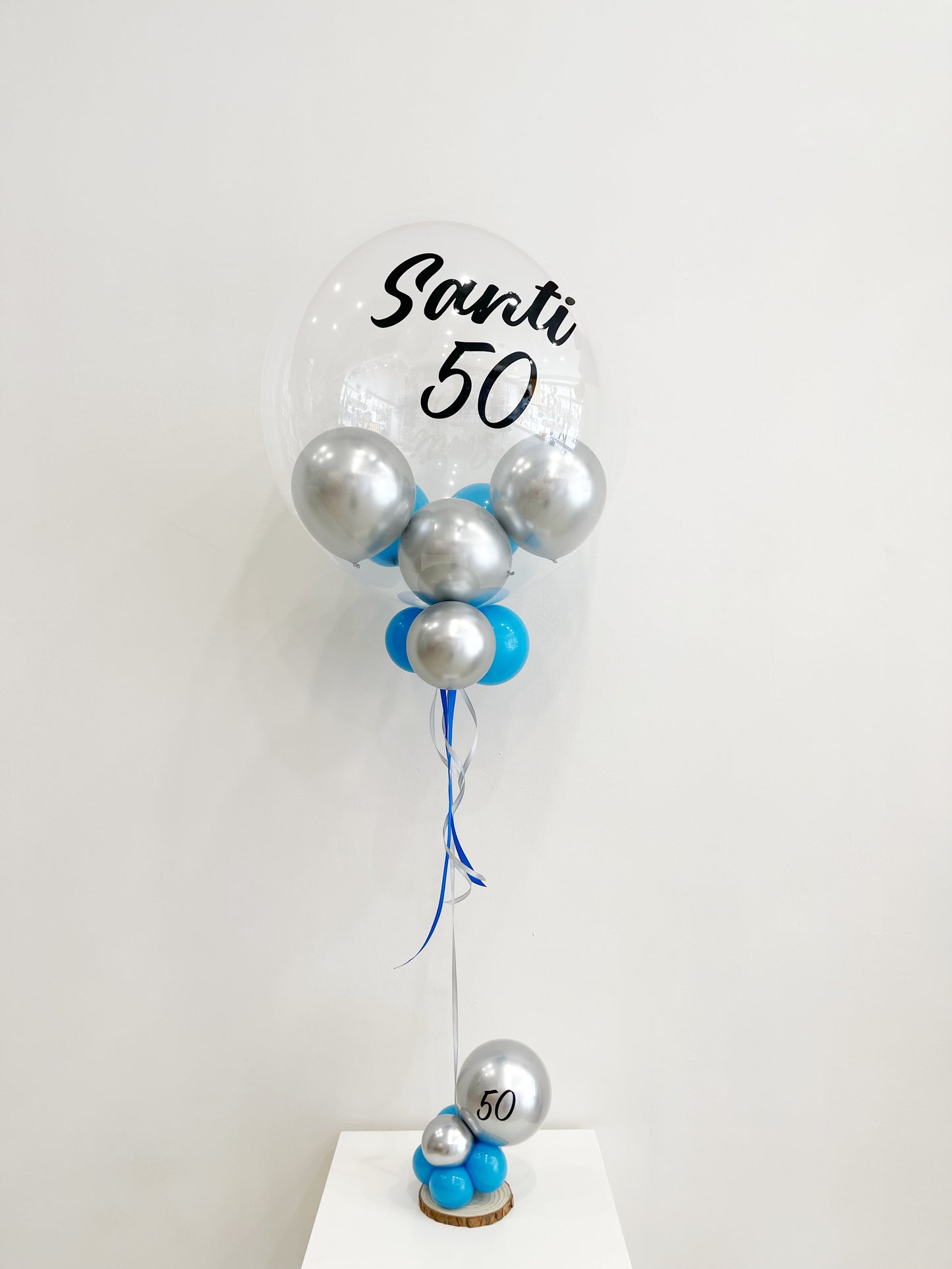 Burbuja Robin's Blue & Silver