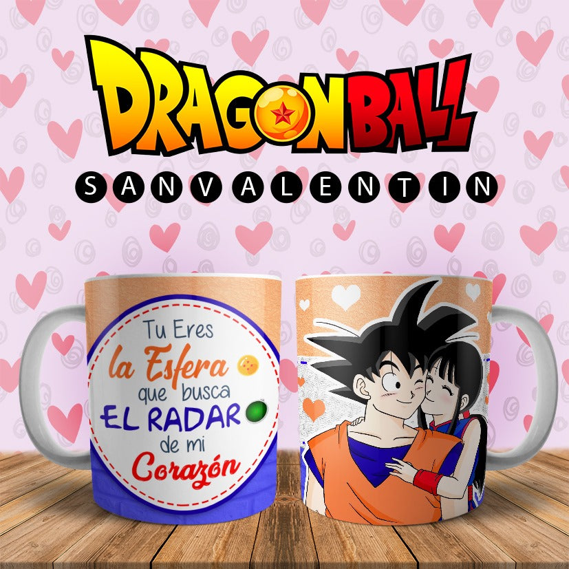 Taza Amor Goku & Chichi