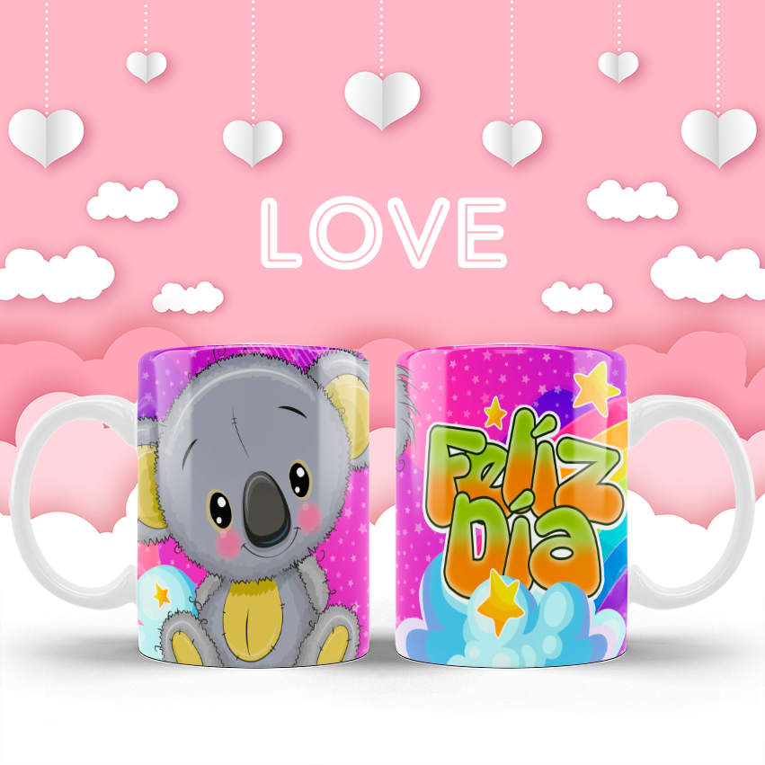 Taza Feliz Día Koala