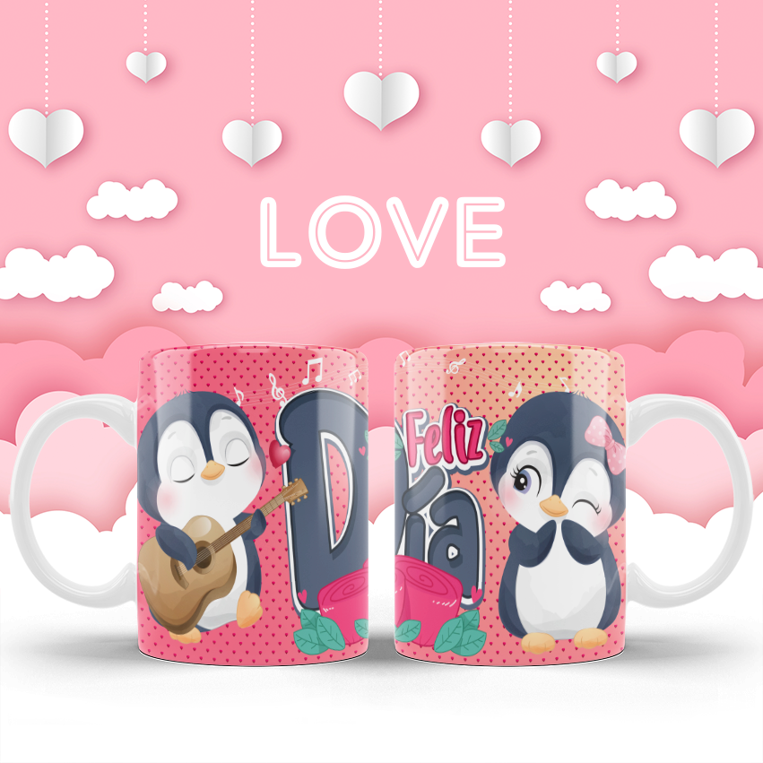 Taza Feliz Día Pingüinos