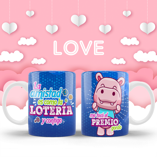 Taza Amistad Cerdito