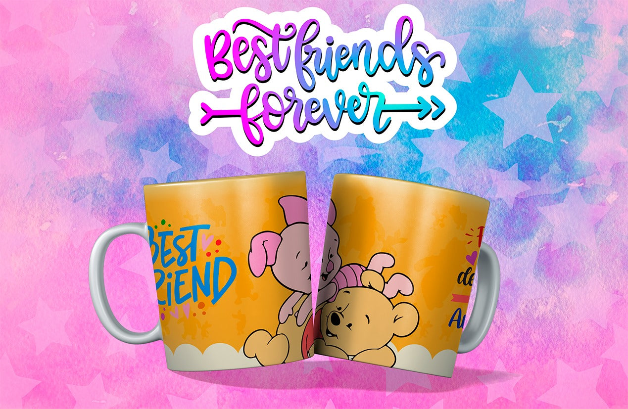 Taza Amistad Winnie Pooh