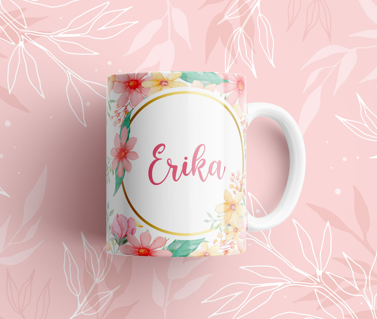 Taza Floral Armonia