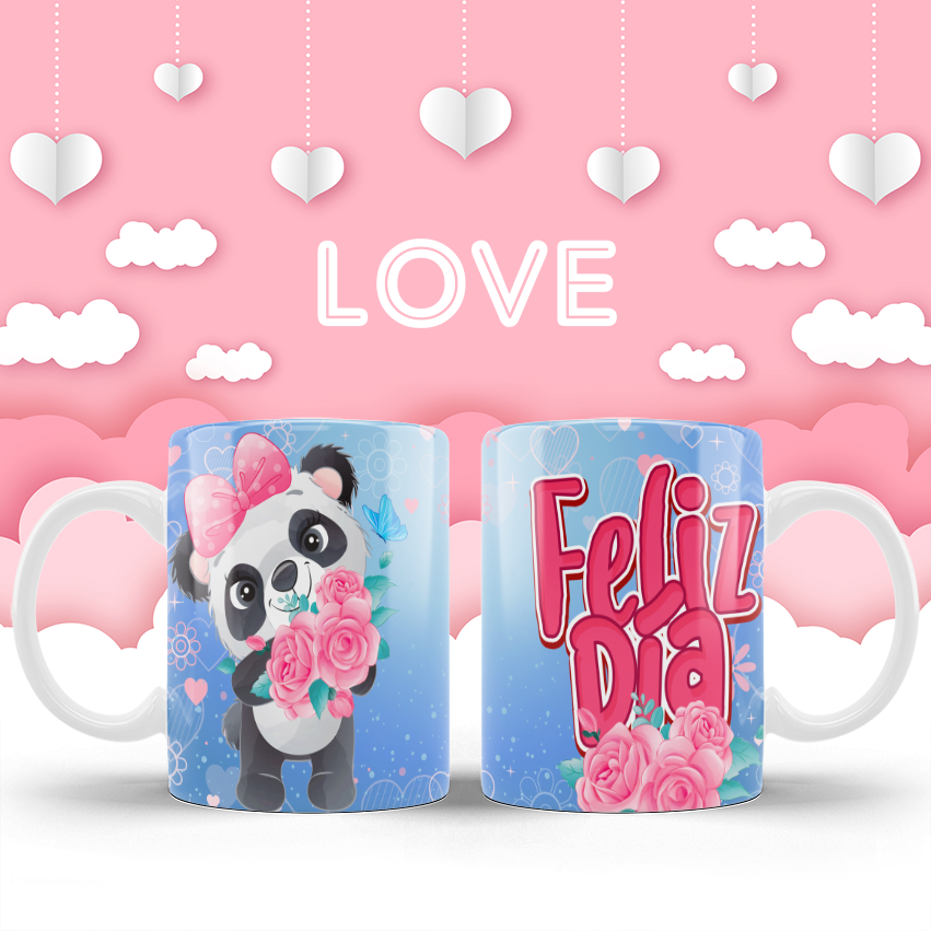 Taza Feliz Día Pandita